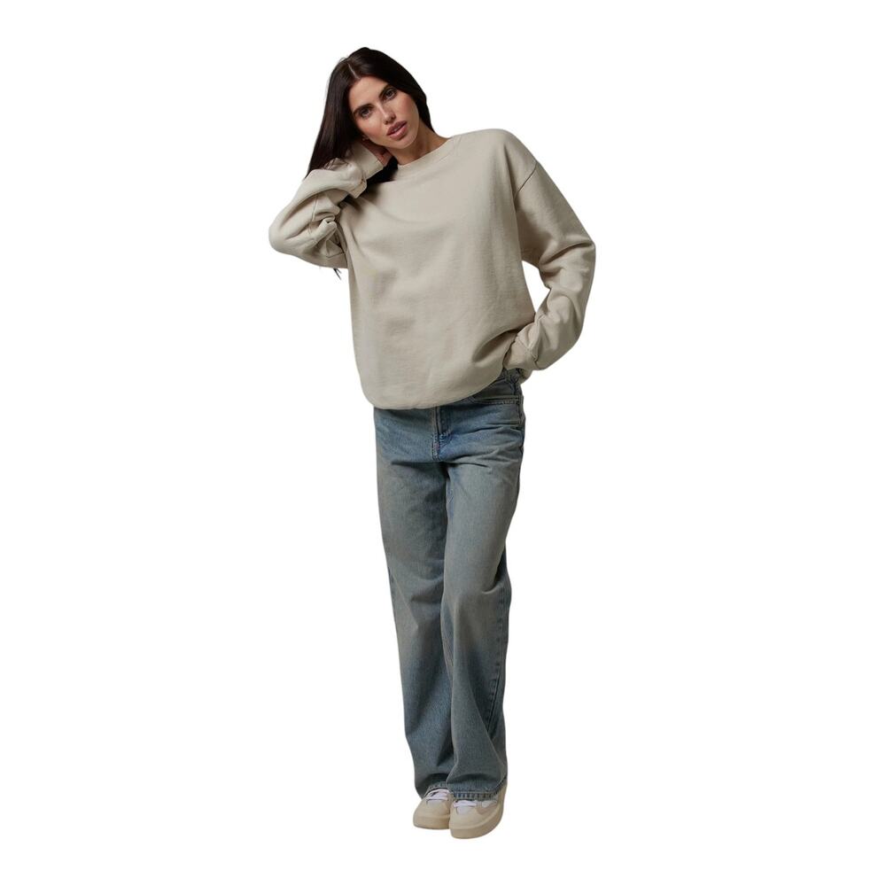 Talentless Bone Oversized Heavyweight Crewneck Sw… - image 4